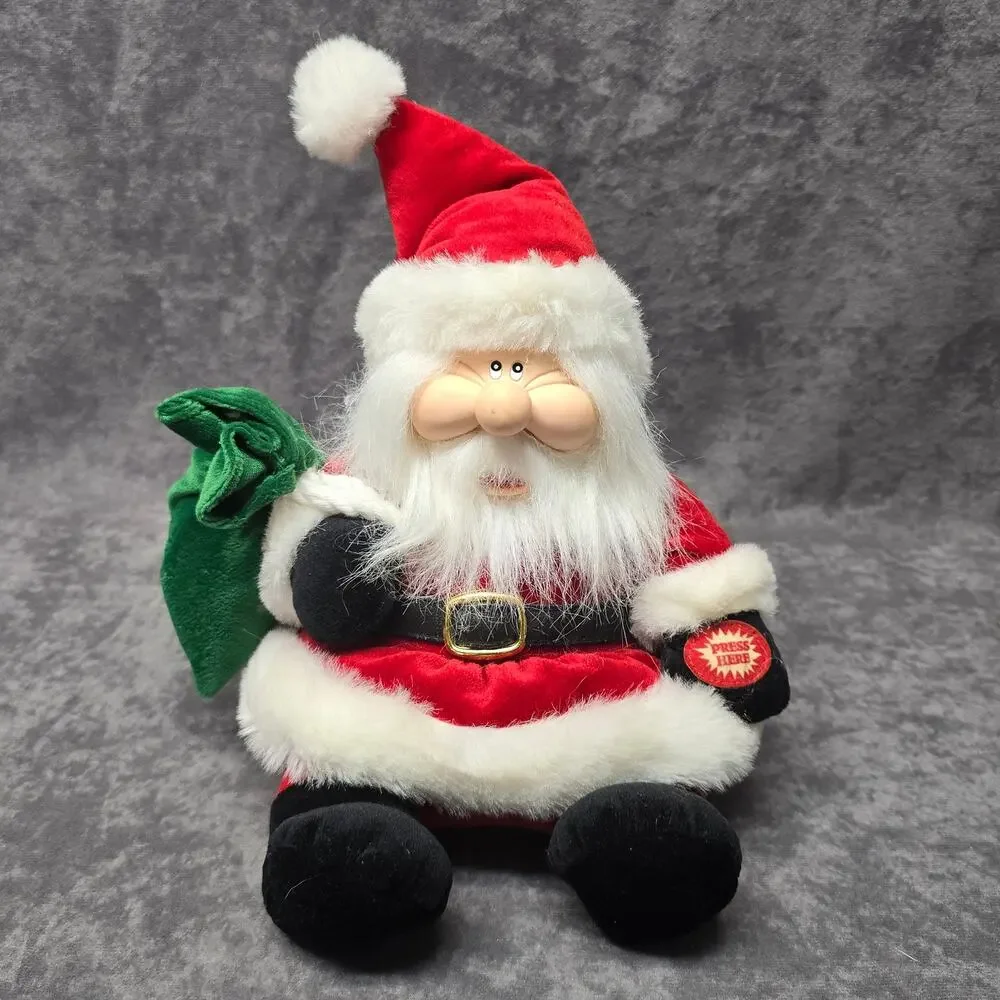 Dandee Animated Santa Claus Dances & Sings Jingle Bell Rock Christmas Plush